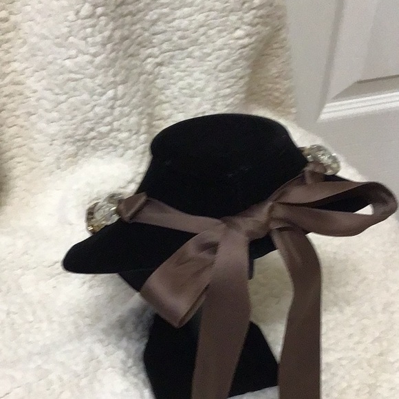 Brown tone & clear Lucite w Br Pearls necklace❣️ - Picture 4 of 6